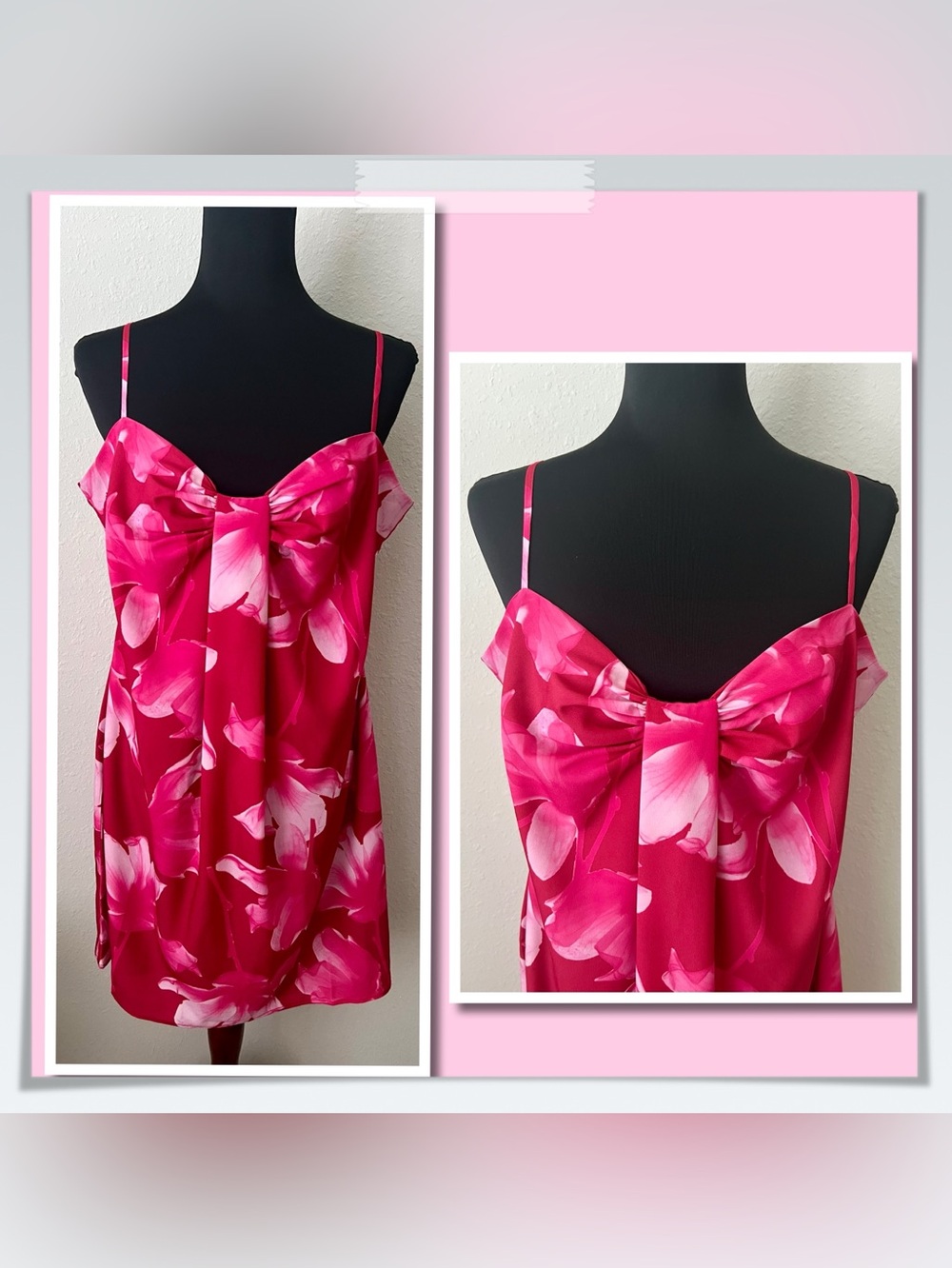 NWT HUTCH HOT PINK FLORAL DRESS SZ XL